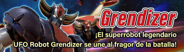 ¡El superrobot legendario UFO Robot Grendizer se une al fragor de la batalla!