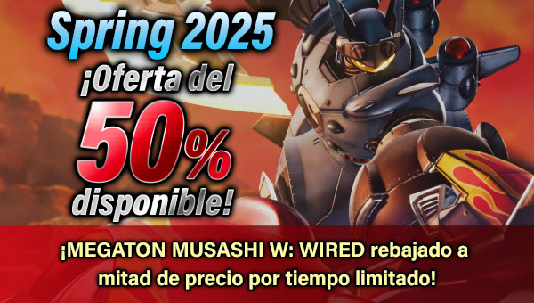 Spring 2025 ¡MEGATON MUSASHI W: WIRED rebajado a mitad de precio por tiempo limitado!