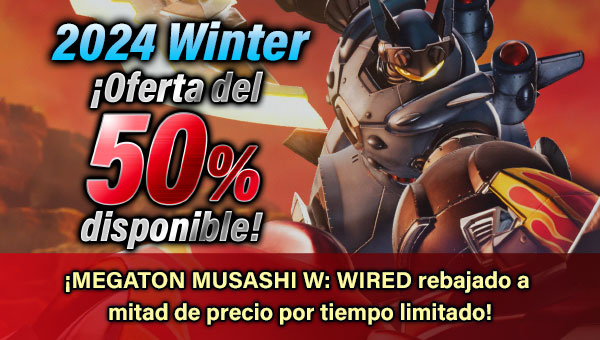 2024 Winter  ¡MEGATON MUSASHI W: WIRED rebajado a mitad de precio por tiempo limitado!