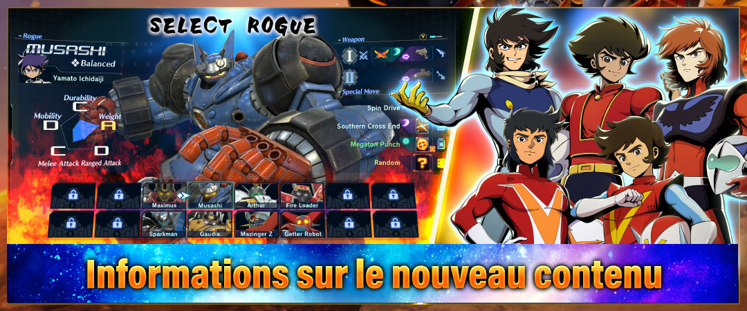 Informations sur le nouveau contenu