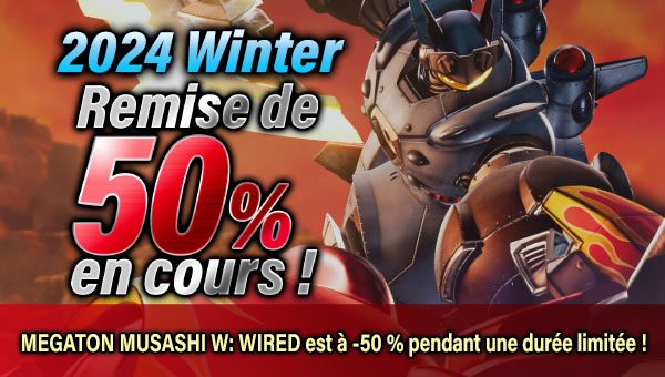 2024 Winter MEGATON MUSASHI W: WIRED est à -50 % pendant une durée limitée ! 